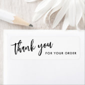 Modern Black and White Vielen Dank für Ihre Bestel (Insitu)