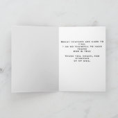 Modern Black Basketball Danke Coach (Innenseite)