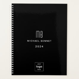 Modern Black Business Logo 2024 Planer
