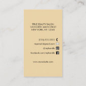 Modern Black Champagne Gold Glitzer Typografie Treuekarte (Rückseite)