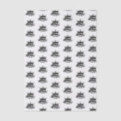 Modern Black Crown, MOM Queen of my life  Seidenpapier (Vorderseite)