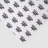 Modern Black Crown, MOM Queen of my life  Seidenpapier (Ausschnitt)