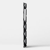 Modern Black Diamond Geometric Muster Case-Mate iPhone Hülle (Rückseite / Links)
