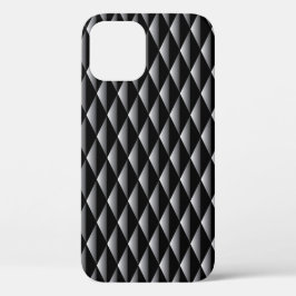 Modern Black Diamond Geometric Muster Case-Mate iPhone Hülle