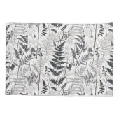 Modern black fern pattern  kissenbezug (Rückseite)