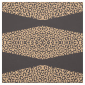 Modern Black Gold Cheetah Leopard Animal Print Stoff (Muster)