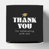 Modern Black Gold Class 2025 Vielen Dank Geschenkschachtel (Oben)