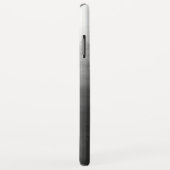 Modern Black Gradient Ombre Personalisiert Case-Mate iPhone Hülle (Hinten/Rechts)