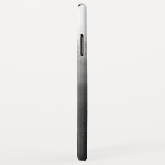 Modern Black Gradient Ombre Personalisiert Case-Mate iPhone Hülle (Hinten/Rechts)