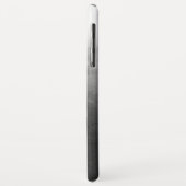 Modern Black Gradient Ombre Personalisiert Case-Mate iPhone Hülle (Hinten/Links)