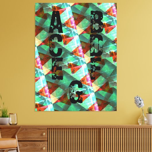 Modern - BLACK-GREEN-YELLOW-Sehr schöne Leinwand d (Insitu (Wohnzimmer))