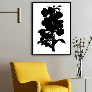 Modern Black Inn Abstrakt Garden Poster