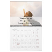Modern Black Inspirational Quote 2020 Foto Kalender (Jan 2027)