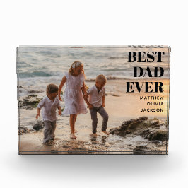 Modern Black Kids Names Custom Best Dad Ever Fotoblock