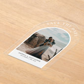 Modern black marble arch frame photo minimalist acryleinladungen (Ablage )