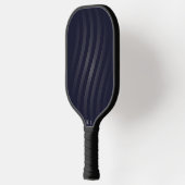 Modern Black Monogram | Geometrisch Pickleball Schläger (Links)