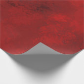 Modern Black & Red Abstrakt - kreativ & künstleris Geschenkpapier (Ecke)