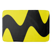 Modern Black River Sage Green Badematte (Vorderseite)