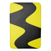 Modern Black River Sage Green Badematte (Vorderseite Vertikal)