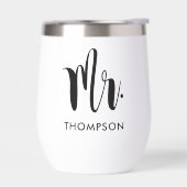 Modern Black Script Personalisiert Wedding (Links)