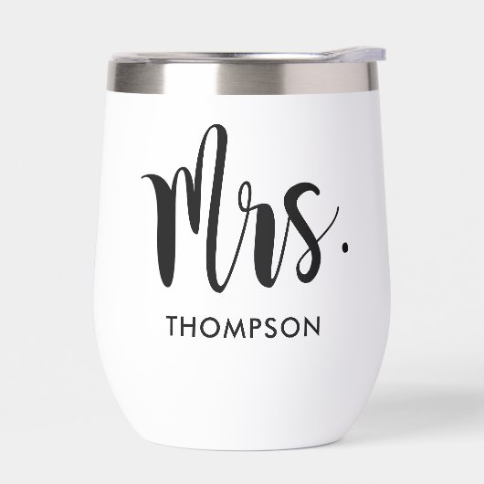 Modern Black Script Personalisiert Wedding (Links)