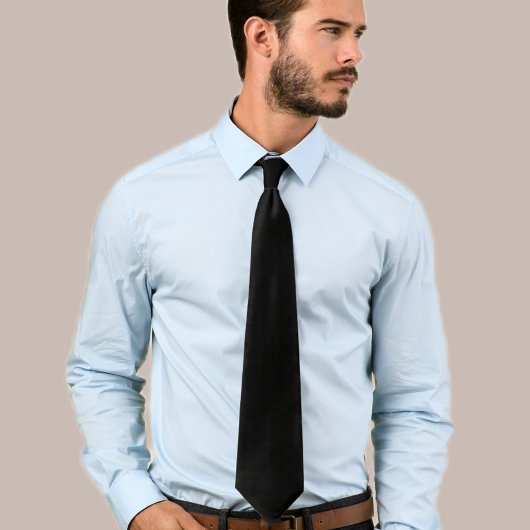 Modern Black Tie - Elegant and Simple Design Krawatte