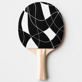 modern Black &white abstract pattern Tischtennis Schläger