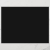 Modern Black & White Painter & Decorator Flyer (Hinten)