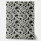 Modern Black & White Spot Tapete (Abrollen)