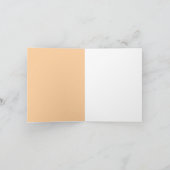 Modern Blank Botanical Note Card Stationery Dankeskarte (Innenseite)