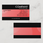 Modern - Blase Cloud Red Visitenkarte (Vorne/Hinten)