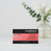 Modern - Blase Cloud Red Visitenkarte (Stehend Vorderseite)