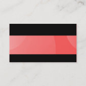 Modern - Blase Cloud Red Visitenkarte (Rückseite)