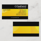 Modern - Blase Cloud Yellow Visitenkarte (Vorne/Hinten)