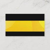 Modern - Blase Cloud Yellow Visitenkarte (Rückseite)