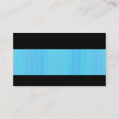 Modern - blau gestrichen visitenkarte (Rückseite)
