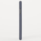 Modern Blau Grau Gestreift Case-Mate iPhone Hülle (Hinten/Rechts)
