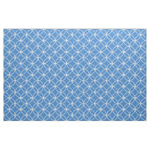 Modern Blau-Weiß-Kreislauf-Muster Diamond Stoff (Fat Quarter (45,7 x 55,9 cm))