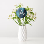 Modern Blaue Imitate rostfreie Stahlmonogramm Ballon<br><div class="desc">Blue Imitats Metallic Foil Elegant Geburtstagsparty Balloons. Diese Balloons für Hochzeiten,  Brautpartys oder Geburtstage können individuell auf Ihren Vor- und Nachnamen angepasst werden. Bitte kontaktieren Sie den Designer,  um passende Artikel zu erhalten.</div>