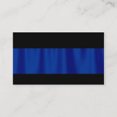 Modern - Blaue Vorhänge Visitenkarte (Rückseite)