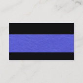 Modern - Blauer, robuster Papierdruck Visitenkarte (Rückseite)