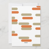 Modern Block Photo Christmas Personalized Feiertagskarte (Rückseite)