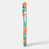 Modern Blooming Cacti Personalized Case-Mate iPhone Hülle (Rückseite / Links)