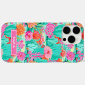 Modern Blooming Cacti Personalized Case-Mate iPhone Hülle (Rückseite (Horizontal))