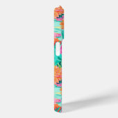 Modern Blooming Cacti Personalized Case-Mate iPhone Hülle (Rückseite / Rechts)