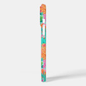 Modern Blooming Cacti Personalized Case-Mate iPhone Hülle (Rückseite / Links)