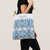 Modern Blue Abstrakt Tasche (Von Nahem)