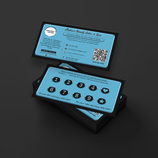 Modern Blue Business Rewards Promo bietet Kunden Treuekarte