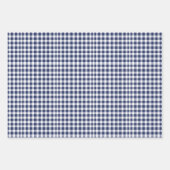 Modern Blue Christmas Wrapping Paper Geschenkpapier Set (Vorderseite 2)