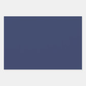 Modern Blue Christmas Wrapping Paper Geschenkpapier Set (Vorderseite)